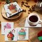 8 Pcs DIY Diamond Art Painting Christmas Cupcake Coasters with Holder, Christmas Style Coasters Diamond Art Kits for Adults Beginners. Diamond Craft Supplies Coasters for Drinks
